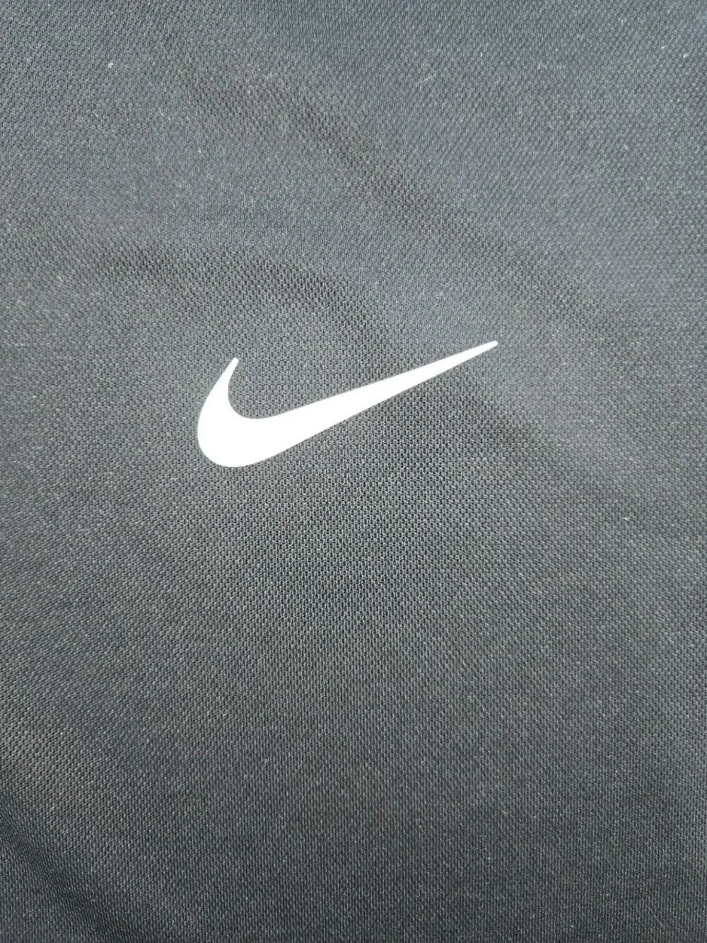 Nike Dri-Fit Mens Standard Fit Black Polo XL - Baseball Collar